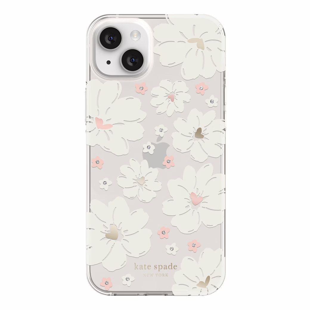 Kate Spade New York รุ่น Protective Hardshell Case - เคส iPhone 14 Plus - ลาย Classic Peony