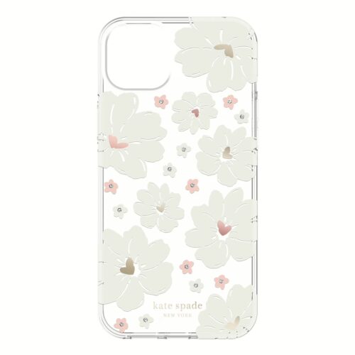 Kate Spade New York รุ่น Protective Hardshell Case - เคส iPhone 14 Plus - ลาย Classic Peony - Image 7