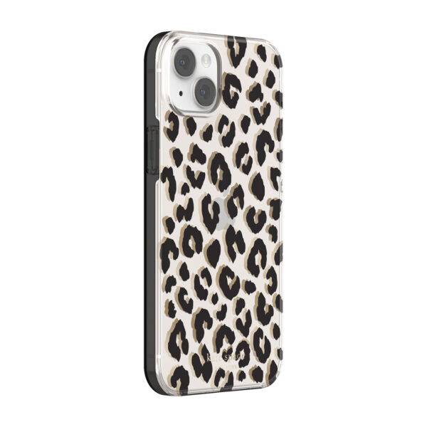 Kate Spade New York รุ่น Protective Hardshell Case - เคส iPhone 14 Plus - ลาย City Leopard Black