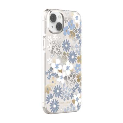 Kate Spade New York รุ่น Protective Hardshell Case - เคส iPhone 14 Plus - ลาย Flower Fields