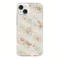Kate Spade New York รุ่น Protective Hardshell Case - เคส iPhone 14 Plus - ลาย Gold Floral