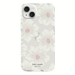 Kate Spade New York รุ่น Protective Hardshell Case - เคส iPhone 14 Plus - ลาย Hollyhock Floral