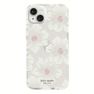 Kate Spade New York รุ่น Protective Hardshell Case - เคส iPhone 14 Plus - ลาย Hollyhock Floral