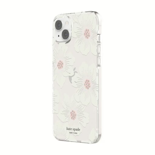 Kate Spade New York รุ่น Protective Hardshell Case - เคส iPhone 14 Plus - ลาย Hollyhock Floral - Image 4