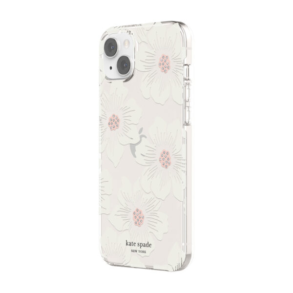 Kate Spade New York รุ่น Protective Hardshell Case - เคส iPhone 14 Plus - ลาย Hollyhock Floral