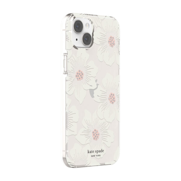 Kate Spade New York รุ่น Protective Hardshell Case - เคส iPhone 14 Plus - ลาย Hollyhock Floral