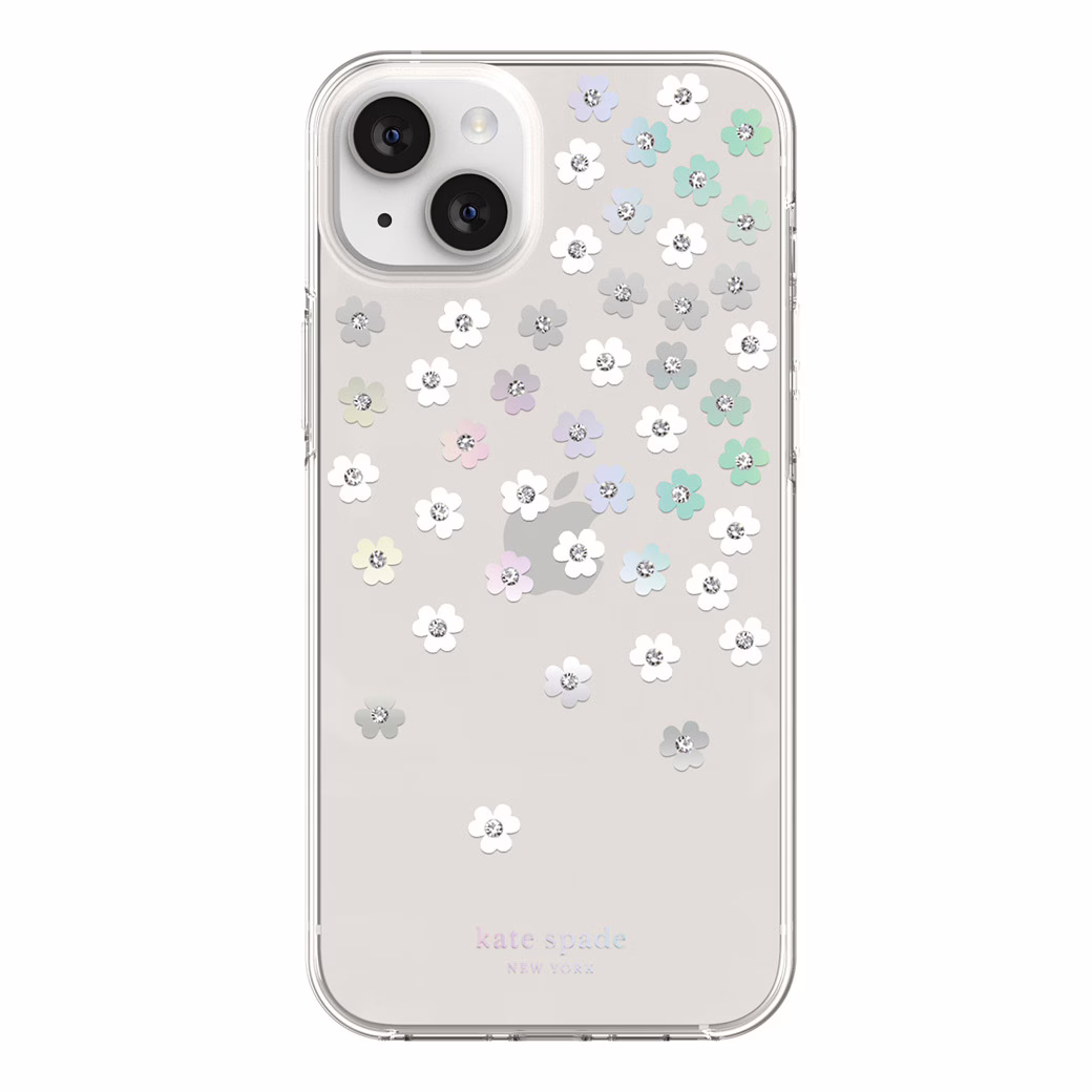Kate Spade New York รุ่น Protective Hardshell Case - เคส iPhone 14 Plus - ลาย Scattered Flowers