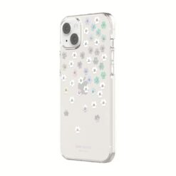 Kate Spade New York รุ่น Protective Hardshell Case - เคส iPhone 14 Plus - ลาย Scattered Flowers