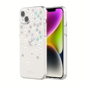 Kate Spade New York รุ่น Protective Hardshell Case - เคส iPhone 14 Plus - ลาย Scattered Flowers