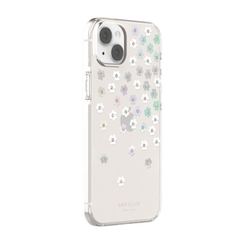 Kate Spade New York รุ่น Protective Hardshell Case - เคส iPhone 14 Plus - ลาย Scattered Flowers
