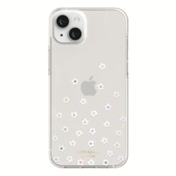 Kate Spade New York รุ่น Protective Hardshell Case - เคส iPhone 14 Plus - ลาย Pearl Wild Flowers