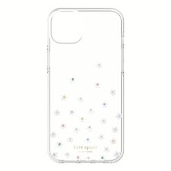 Kate Spade New York รุ่น Protective Hardshell Case - เคส iPhone 14 Plus - ลาย Pearl Wild Flowers