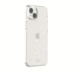 Kate Spade New York รุ่น Protective Hardshell Case - เคส iPhone 14 Plus - ลาย Pearl Wild Flowers