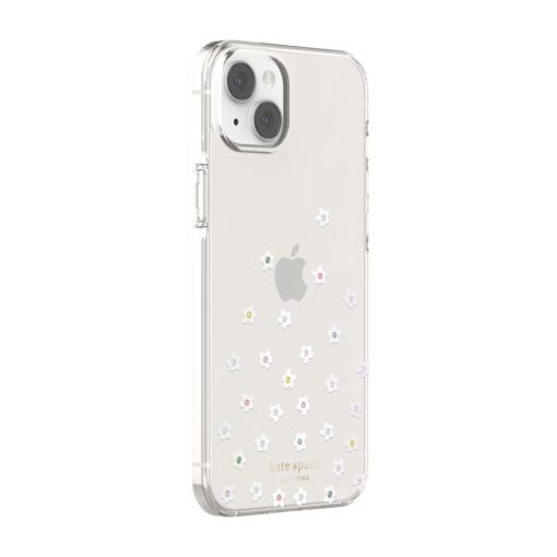 Kate Spade New York รุ่น Protective Hardshell Case - เคส iPhone 14 Plus - ลาย Pearl Wild Flowers - Image 2