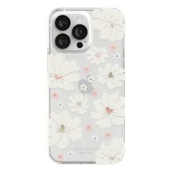 Kate Spade New York รุ่น Protective Hardshell Case - เคส iPhone 14 Pro Max - ลาย Classic Peony