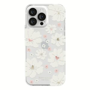 Kate Spade New York รุ่น Protective Hardshell Case - เคส iPhone 14 Pro Max - ลาย Classic Peony