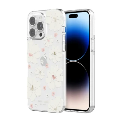 Kate Spade New York รุ่น Protective Hardshell Case - เคส iPhone 14 Pro Max - ลาย Classic Peony