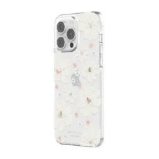 Kate Spade New York รุ่น Protective Hardshell Case - เคส iPhone 14 Pro Max - ลาย Classic Peony