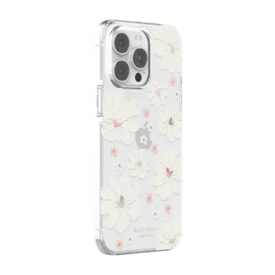 Kate Spade New York รุ่น Protective Hardshell Case - เคส iPhone 14 Pro Max - ลาย Classic Peony