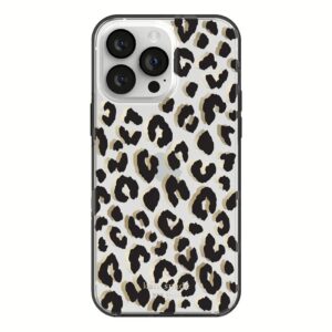 Kate Spade New York รุ่น Protective Hardshell Case - เคส iPhone 14 Pro Max - ลาย City Leopard Black