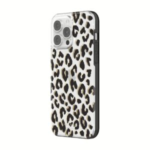 Kate Spade New York รุ่น Protective Hardshell Case - เคส iPhone 14 Pro Max - ลาย City Leopard Black