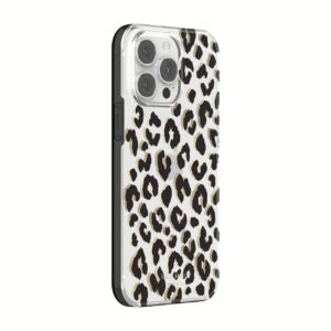 Kate Spade New York รุ่น Protective Hardshell Case - เคส iPhone 14 Pro Max - ลาย City Leopard Black
