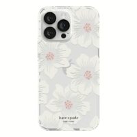 Kate Spade New York รุ่น Protective Hardshell Case - เคส iPhone 14 Pro Max - ลาย Hollyhock Floral