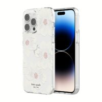 Kate Spade New York รุ่น Protective Hardshell Case - เคส iPhone 14 Pro Max - ลาย Hollyhock Floral