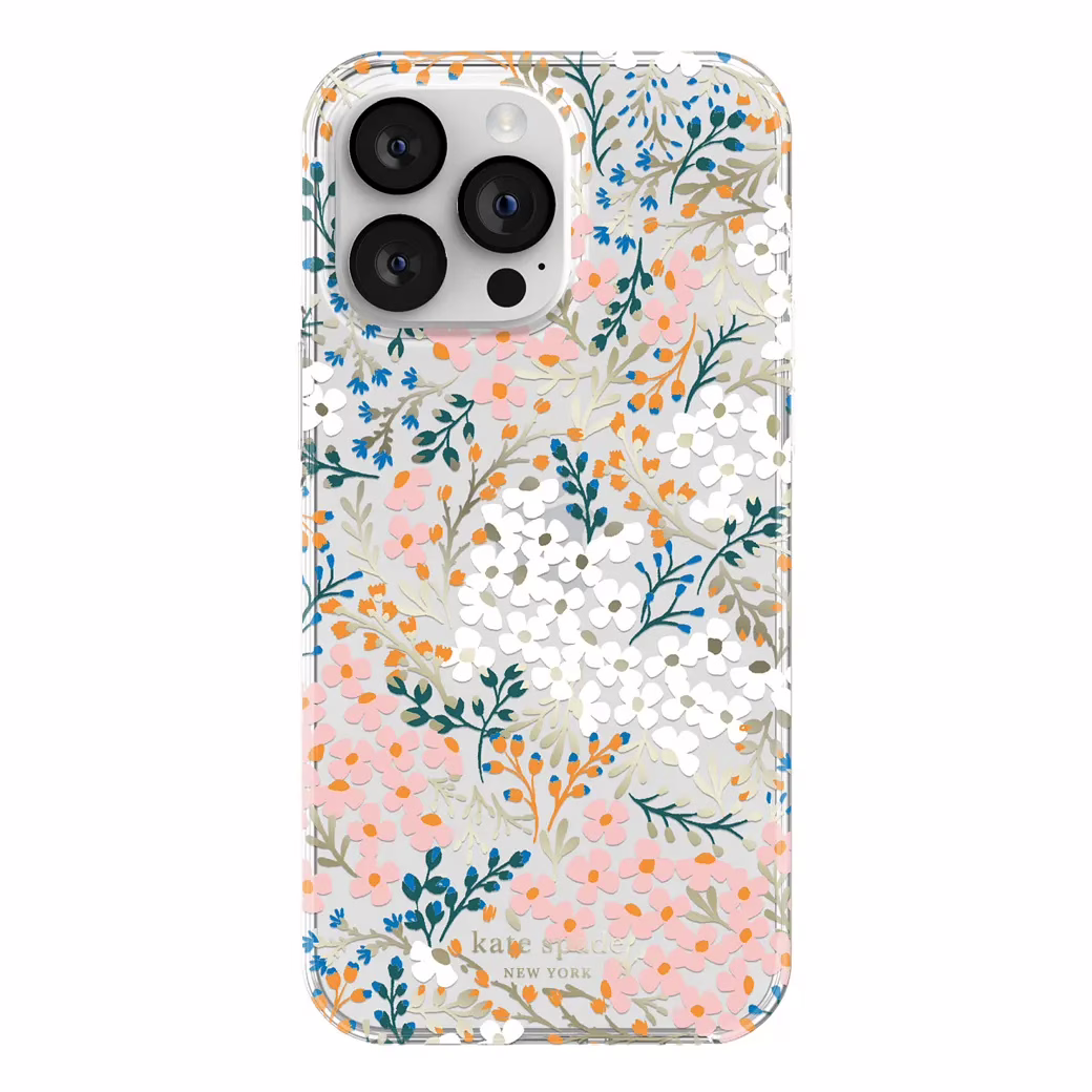 Kate Spade New York รุ่น Protective Hardshell Case - เคส iPhone 14 Pro Max - ลาย Multi Floral