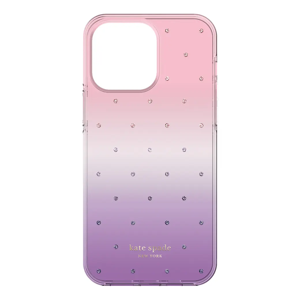 เคส Kate Spade New York รุ่น Protective Hardshell Case - iPhone 14 Pro Max - ลาย Ombre Pin Dot