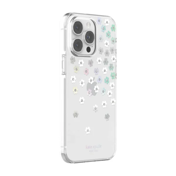 Kate Spade New York รุ่น Protective Hardshell Case - เคส iPhone 14 Pro Max - ลาย Scattered Flowers