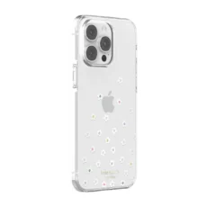 Kate Spade New York รุ่น Protective Hardshell Case - เคส iPhone 14 Pro Max - ลาย Pearl Wild Flowers