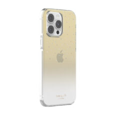 Kate Spade New York รุ่น Glazed Protective - เคส iPhone 14 Pro Max - สี Gold Metallic Ombre