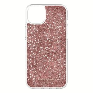 Kate Spade New York รุ่น Chunky Glitter Protective - เคส iPhone 14 Plus - สี Chunky Glitter Rose Gold