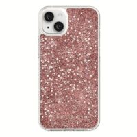Kate Spade New York รุ่น Chunky Glitter Protective - เคส iPhone 14 Plus - สี Chunky Glitter Rose Gold