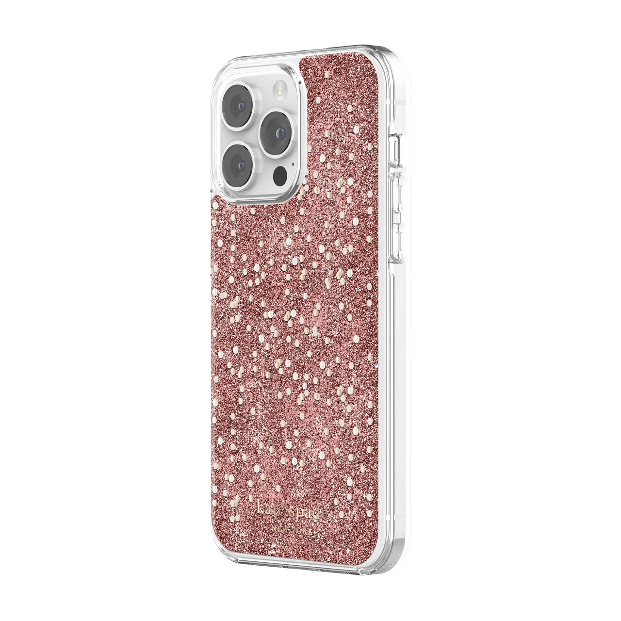 เคส Kate Spade New York รุ่น Chunky Glitter Protective - iPhone 14 Pro Max - สี Chunky Glitter Rose Gold