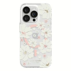 Kate Spade New York รุ่น Protective Hardshell with MagSafe Case - เคส iPhone 14 Pro - ลาย Classic Peony