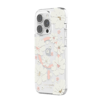 Kate Spade New York รุ่น Protective Hardshell with MagSafe Case - เคส iPhone 14 Pro - ลาย Classic Peony