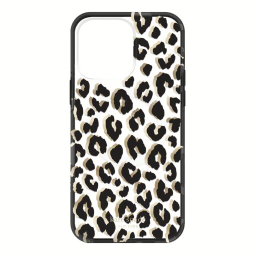 Kate Spade New York รุ่น Protective Hardshell with MagSafe Case - เคส iPhone 14 Pro Max - ลาย City Leopard Black - Image 7