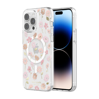 Kate Spade New York รุ่น Protective Hardshell with MagSafe Case - เคส iPhone 14 Pro Max - ลาย Flower Pot