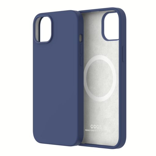 QDOS รุ่น Touch Pure with Snap - เคส iPhone 14 Plus - สี Navy Blue