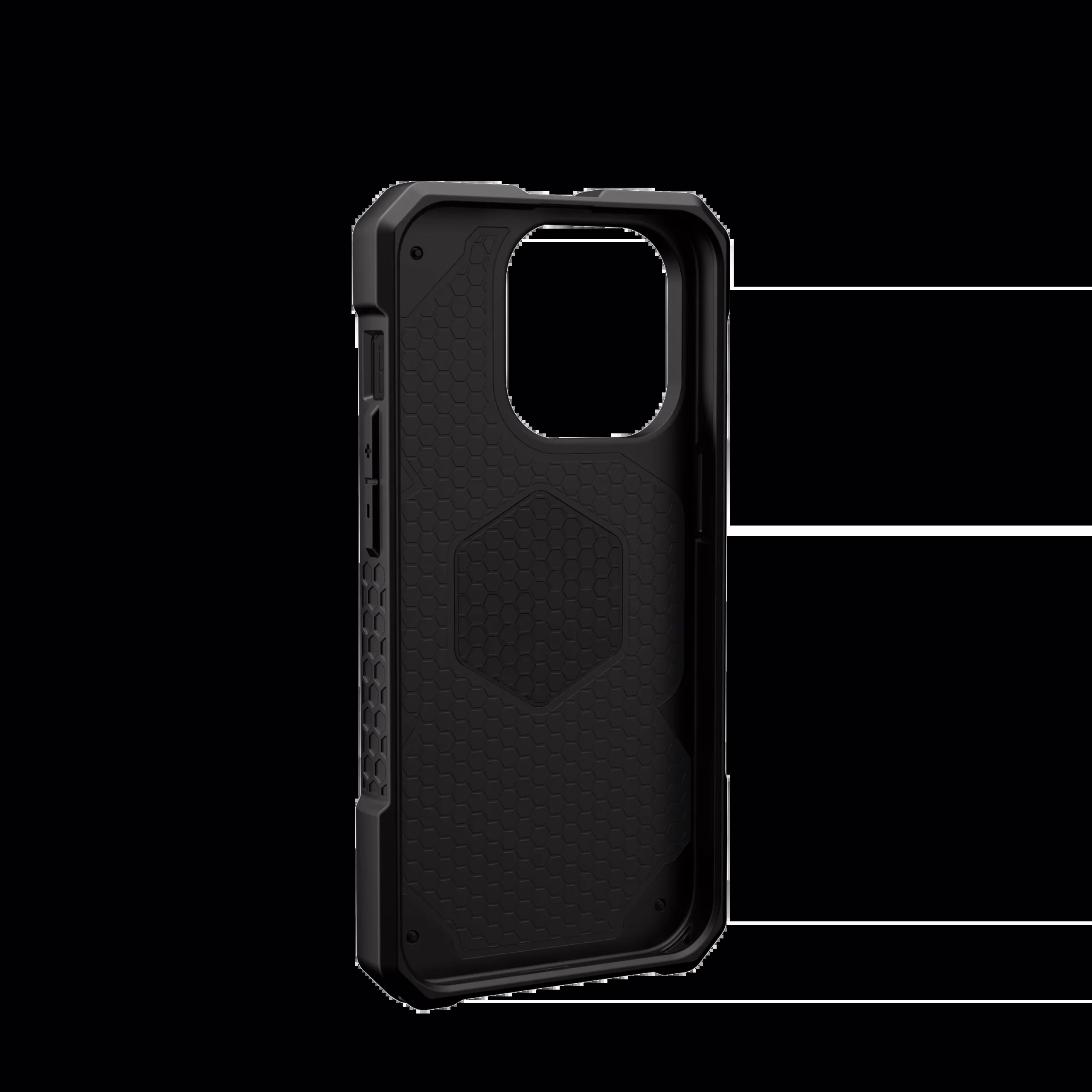 UAG รุ่น Monarch with Magsafe - เคส iPhone 14 Pro - สี Kevlar Black