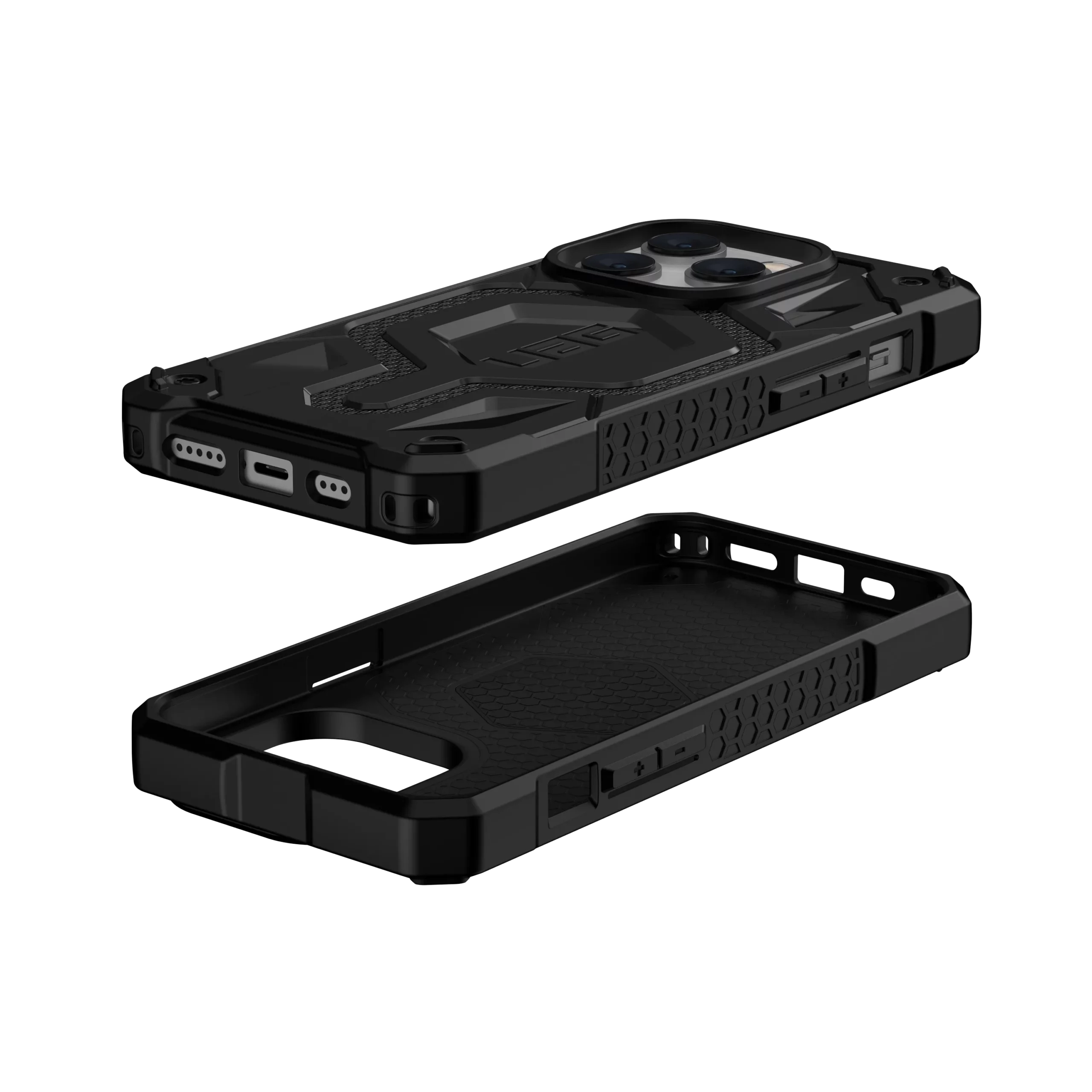 เคส UAG รุ่น Monarch with Magsafe - iPhone 14 Pro - สี Kevlar Black
