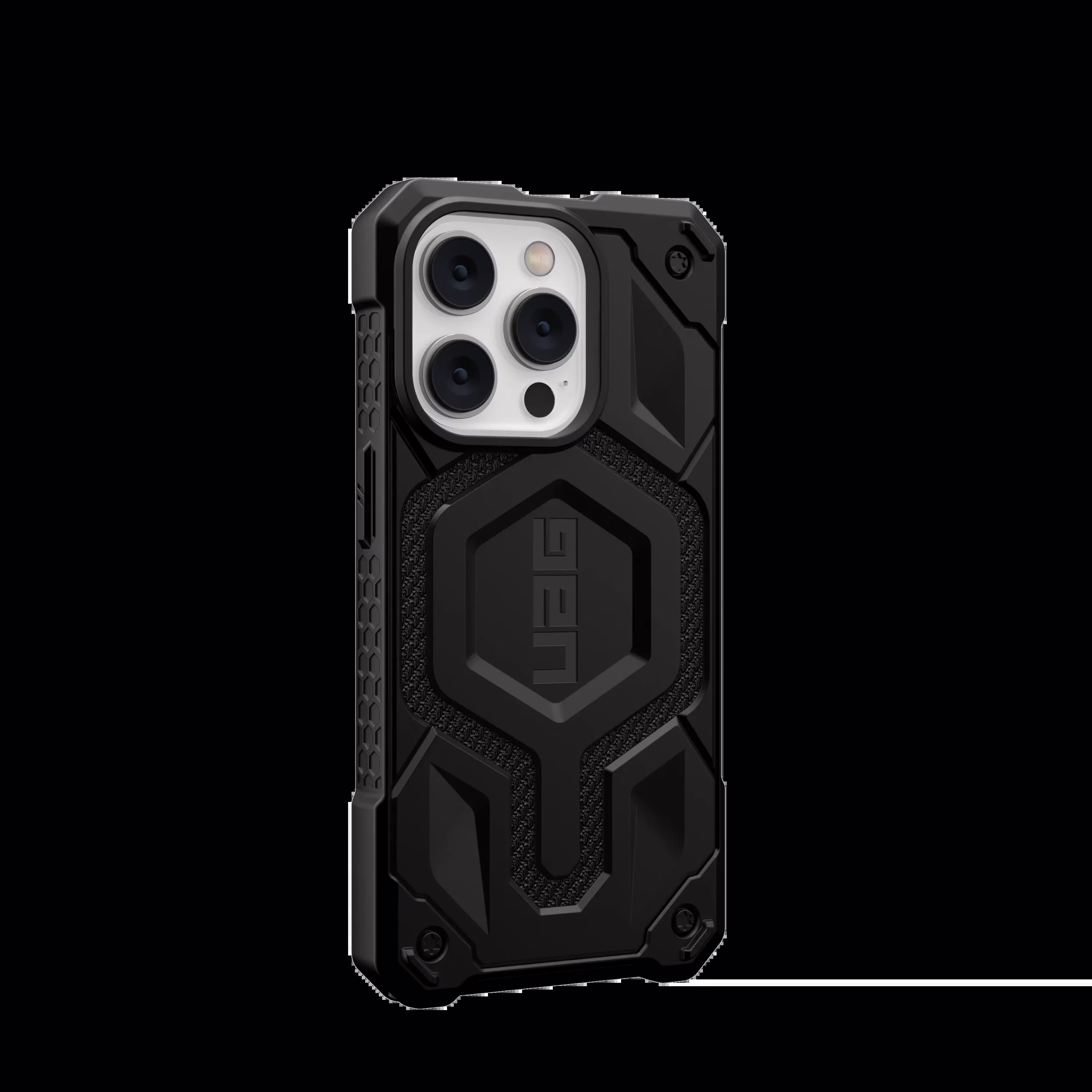 UAG รุ่น Monarch with Magsafe - เคส iPhone 14 Pro - สี Kevlar Black