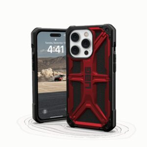 UAG รุ่น Monarch - เคส iPhone 14 Pro - สี Crimson