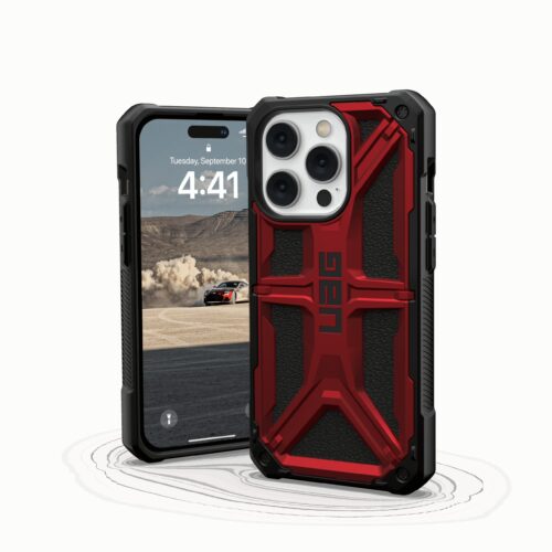 UAG รุ่น Monarch - เคส iPhone 14 Pro - สี Crimson - Image 7