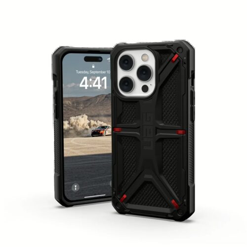 UAG รุ่น Monarch - เคส iPhone 14 Pro - สี Kevlar Black - Image 7
