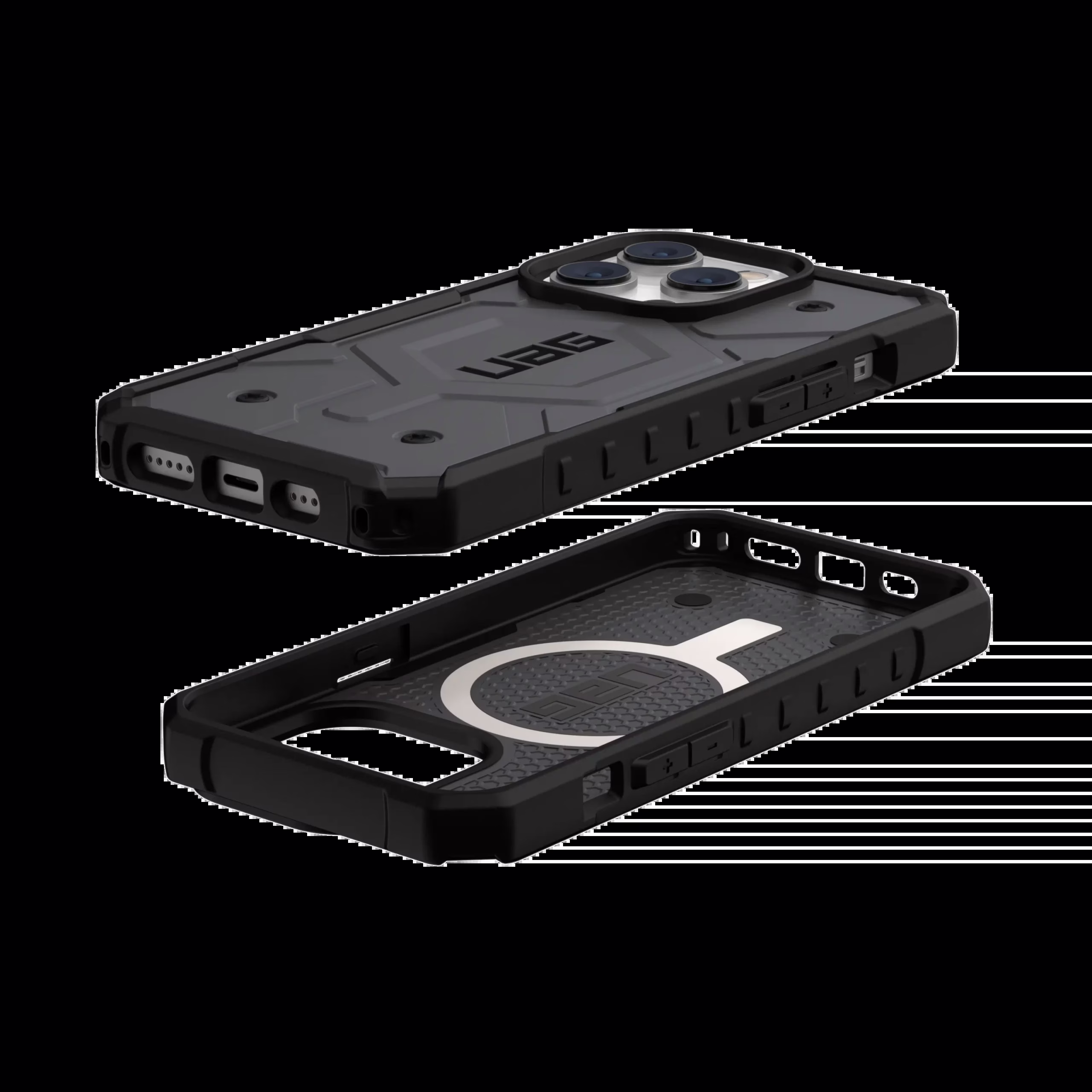 UAG รุ่น Pathfinder with Magsafe - เคส iPhone 14 Pro - สี Silver