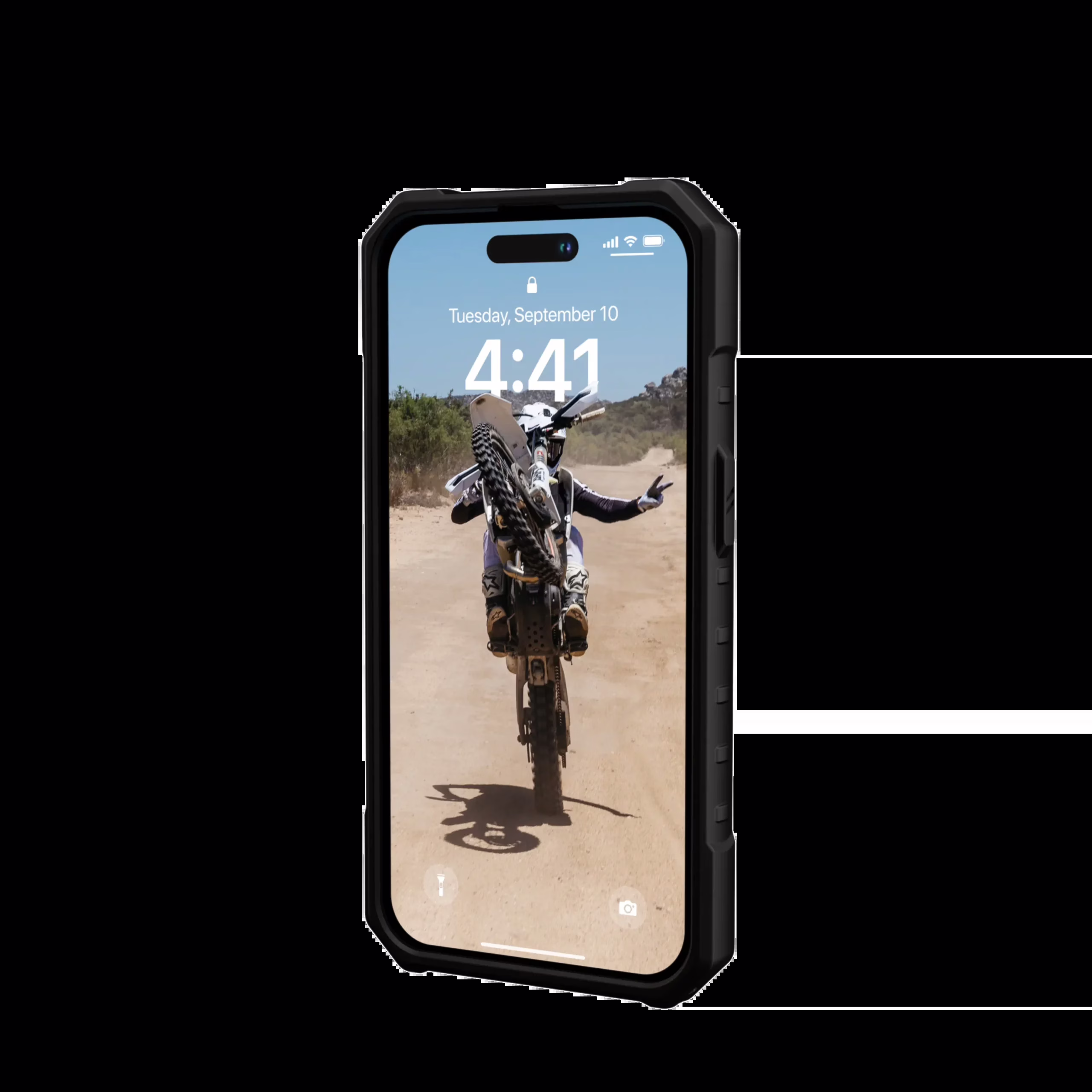 UAG รุ่น Pathfinder with Magsafe - เคส iPhone 14 Pro - สี Silver