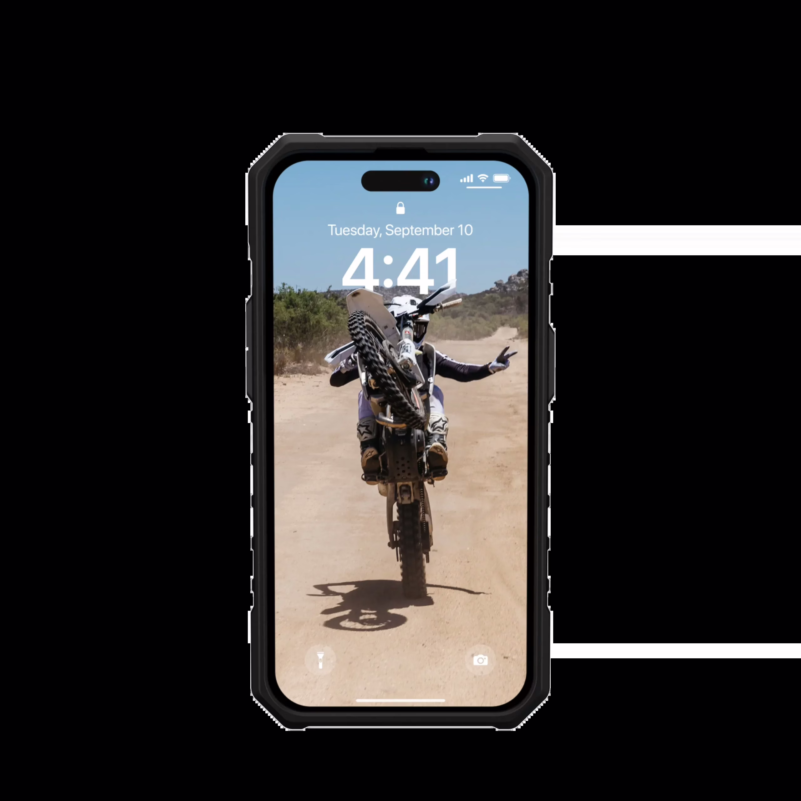 UAG รุ่น Pathfinder with Magsafe - เคส iPhone 14 Pro - สี Silver